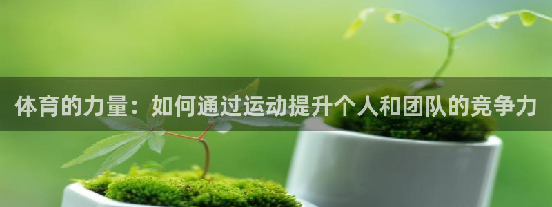 vsport体育官网下载招商电话号码:体育的力量:如何通过运